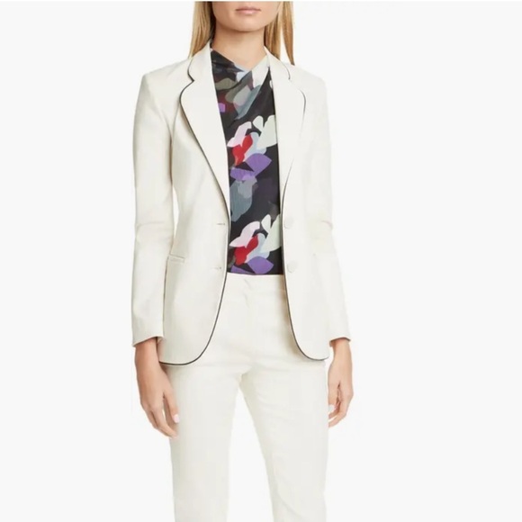 Armani Draped Floral Print Blouse - Picture 10 of 12